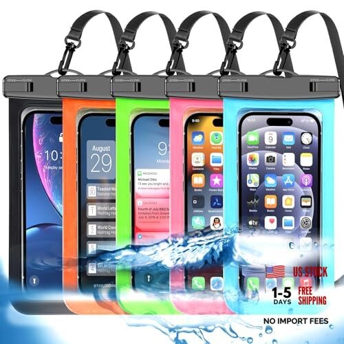Up to 8.3″ 5 Pack Multicolor Multicolor 5 Pack,Black,Blue,Pink,Orange,Green