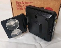 Brookstone Mini Compass with Suction Mount NIB