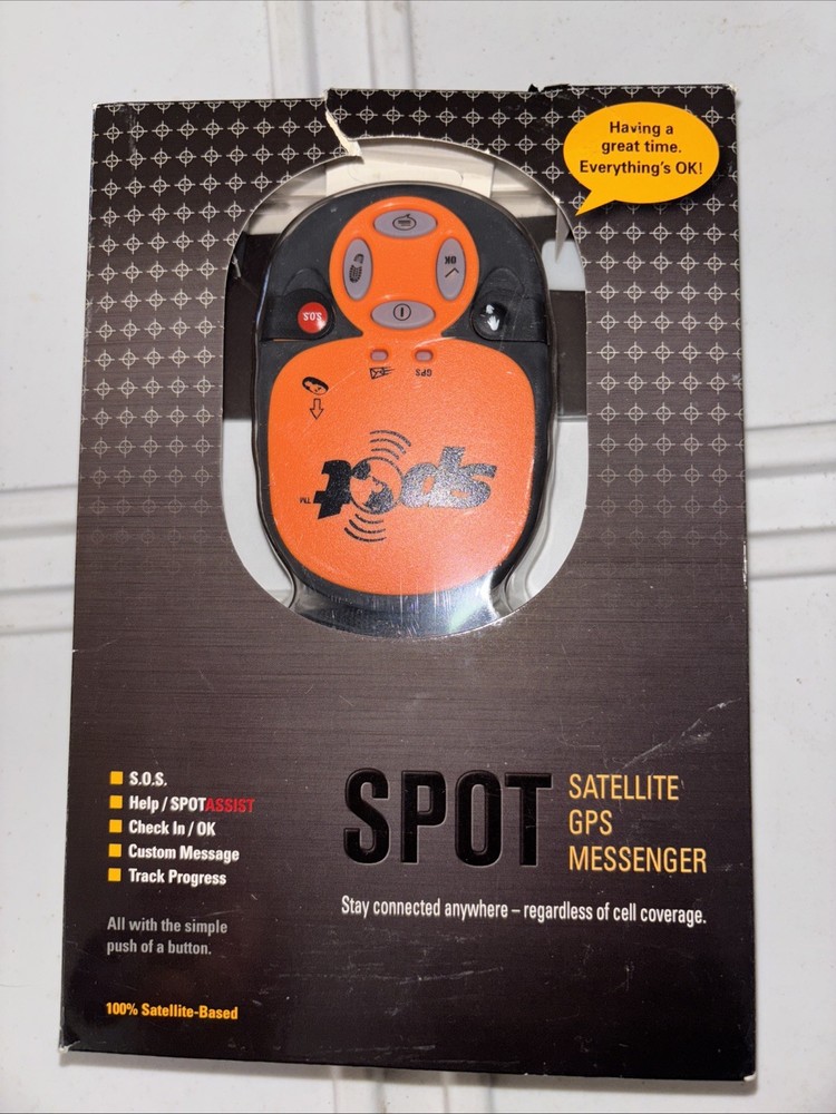 SPOT Rechargeable Handheld Personal GPS Satellite Outdoor Messenger/Tracker New