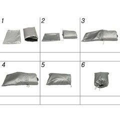Motorcycle Cover for Standard and Off Road Bikes with Reflective Safety Strips