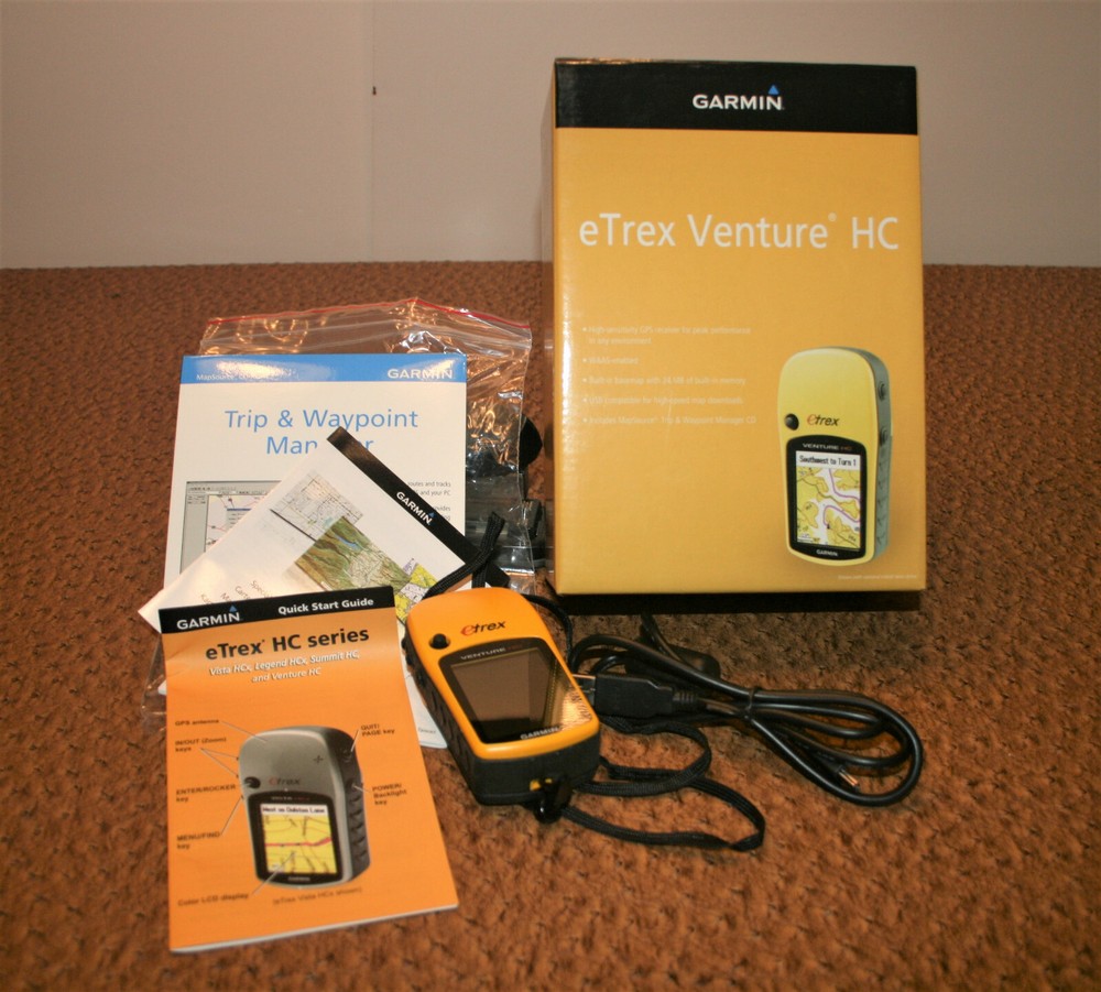 GARMIN ETREX VENTURE HC GPS UNIT, NEW IN BOX