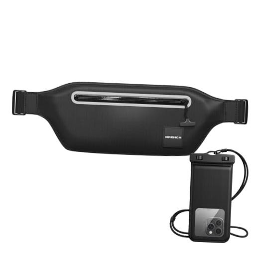 100% Underwater Waterproof Fanny Pack | Submersible Waterproof Phone Black