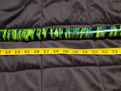 51″ Hand Crafted Elm Wood Walking Stick/Staff(SONIC NIGHT DESIGN/GLOW IN DARK