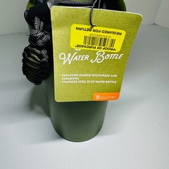 Berkshire Survival Water Bottle Adventure With Paracord Handle With Compass