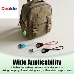 Mini Bulk Compass with Nylon Lanyard, 1 Inch Portable Direction Finder for Hikin