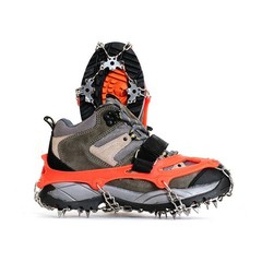 18 Tooth Stainless Steel Ice Crampons for Hiking Climbing and Snow Walking
