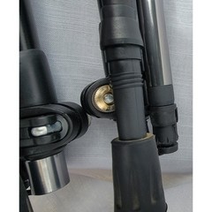 2 Cascade Mountain Tech Folding Trekking Poles Aluminum Cork Grip Hiking Sticks