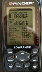 Lowrance iFinder GPS 12 Channel Receiver (051-1741-00) Hiking Fishing Hunting