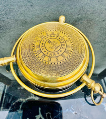 **Golden Alethiometer Compass Prop – His Dark Materials Replica Symbol Reader