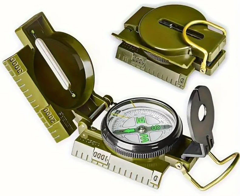 1PC Outdoor Survival Multifunctional Compass for Hiking Camping Travel Military