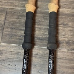 Cascade Mountain Tech Aluminum Trekking Hiking Walking Poles Set 110-135CM
