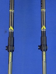 LEKI Guide Lite 2 Carbon Adjustable Trekking / Ski Poles NWOT
