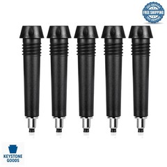 5-Pack Universal Trekking Pole Tips – Durable Metal, Snow & Mud Grip Protecto…