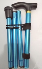 Folding Pole Hiking Cane Walking Stick Adjustable Aluminum Collapsible Travel US