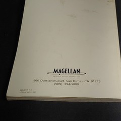 Magellan GPS 315 / 320 User Manual Only