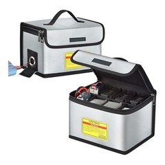 Protective Fireproof Explosionproof Battery Storage Bag Large Capacity Design