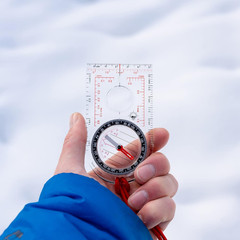 Promap – Ultra Lightweight Baseplate Map Compass with Declination Scale – Accura