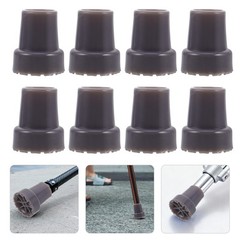 12 Pcs Rubber Tips for Crutches Feet Caps Cane Foot Replacement Bottom