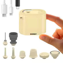 LED Portable Inflator for Balloons Air Mattress Toys USB Rechargeable 4.5KPA