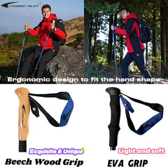 Trekking Poles – Lightweight 7075 Aluminum with Flip Lock & All Terrain Accessor