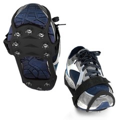 Slip Resistant 10 Tooth Ice Cleats for Hiking Climbing Outdoor Footwear