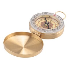 1X(Classic Brass Watch Camping D4C3)6519