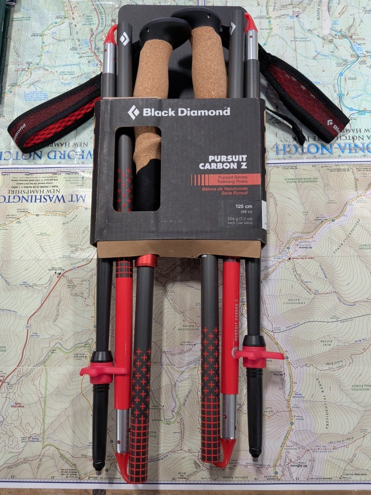 Black Diamond Pursuit Carbon Z Trekking Poles 125cm