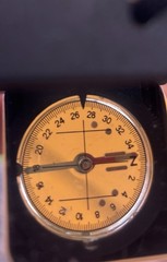 SWISS ARMY MILITARY COMPASS RECTA Type T Black + Original Box and Manual