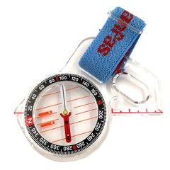 MA-40-FS Thumb Orienteering Compass: Acrylic, Shockproof & Waterproof