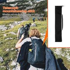 2Pcs Hiking Poles Holder Alpenstocks Storage Bag Carrying Pouch