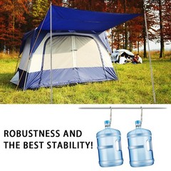 SANLIKE Tent Poles for Tarp, 6.6′ (Length only), – Set of 2 – 0.75” Dia