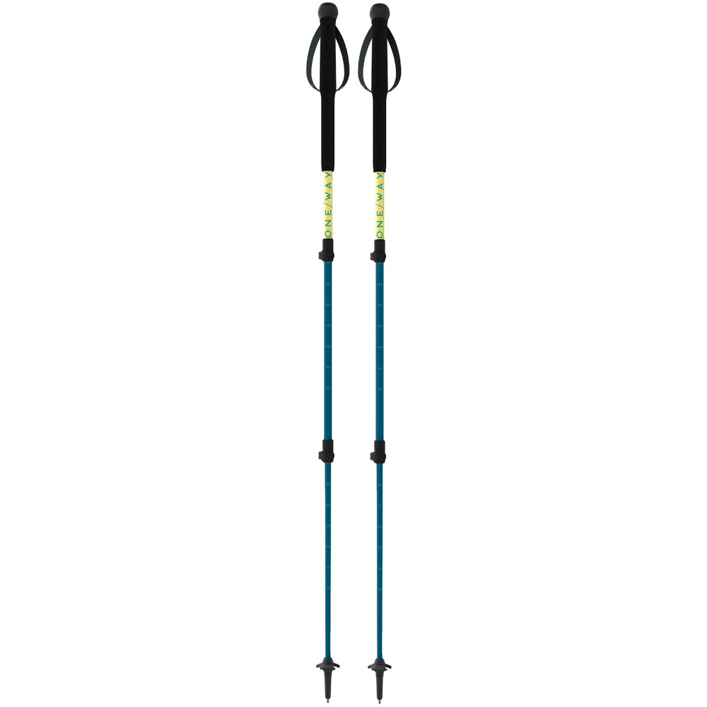 ONE WAY MT AL 1 Lite 90-125 Pineapple/Deep Ocean Telescopic Trekking Poles