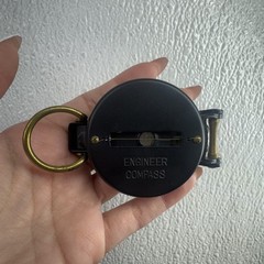Engineers LIquid Filled Lensatic Compass W/Original Box WFS #114 Japan Scouts