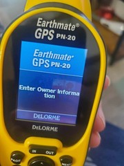 DELORME EarthMate GPS PN-20 Orig. Box & Accessories Travel Hike ~ Works Great!