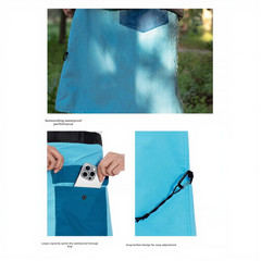 Outdoor Rain Skirt Nylon Waterproof for Hiking For Mountaineering Fishing