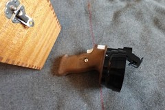 Handheld Compass Alidade by CARAC Industry Co. Ltd. Japan with wood box