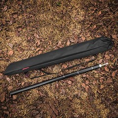 2Pcs Tent Pole Bag, 31.5in Trekking Poles Carrying Bag Tent Stakes Bag Black