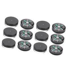 20mm 12pcs Mini Pocket Oil Filled Compass for Hiking Camping Outdoor Activities