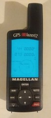 Magellan GPS Blazer 12 Satellite Navigator w/ Manual/case Outdoors/Hiking Works