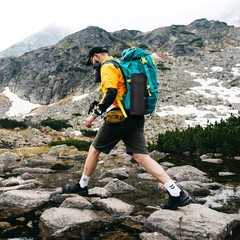 Lightweight Collapsible Hiking Pole Carrying Bag with Zipper Pocket & Strap – Po