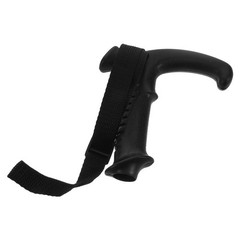 Wooden Cane Handle Grip Replacement Ergonomic T Shape with Wrist Strap
