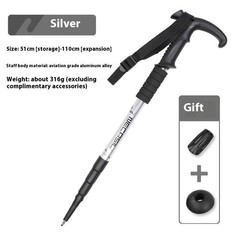 Cane Walking Stick Adjustable Folding Walking Aluminum Collapsible Travel Hiking