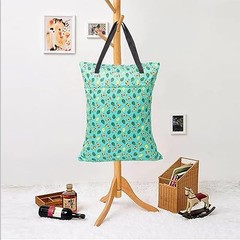 BABY 2 Pack Large Wet Dry Bag Waterproof Hanging Cloth Avocados and Starfish