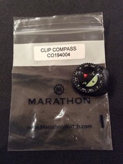 MARATHON WRIST COMPASS CLIP ON GENUINE, CO194004 , GLOW IN DARK, JEWELED BEARING