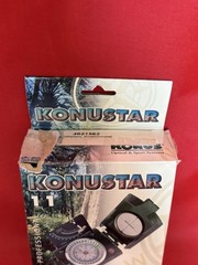 Konus 4075 Konustar-11 Metal Compass, Liquid Filled w/ Clinometer Green in Box