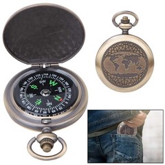 Pocket Compass, Style Vintage Compass, Alloy Camping Survival Compasses for H…