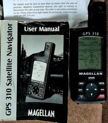 Magellan GPS 310 Satellite Navigator Handheld Receiver with Manual Tested