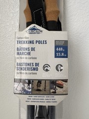 Cascade Mountain Tech Carbon Fiber Trekking Poles Cork Grip Factory Sealed