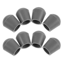8Pcs Rubber Walking Stick Rubber Stops Sky Blue Anti Skid Foot Pads