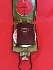 Konus 4075 Konustar-11 Metal Compass, Liquid Filled w/ Clinometer Green in Box